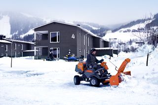 P 524 with snow thrower