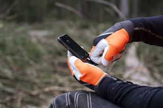 Gloves, Functional with Saw Protection, Touch Finger