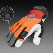 Gloves, Technical, Class 1 Chainsaw Protection, Touchfinger