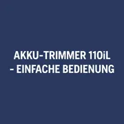 How to use Trimmer 110iL 1m10s 16:9 DE
