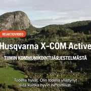 X-COM Active testimonial FI