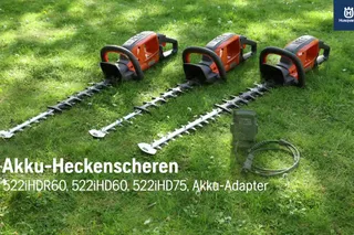 522iHD & 522iHDR, Hedge trimmer range, Battery, Features and benefits 16x9 CH DE