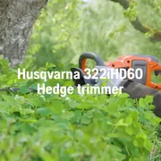 Features and how to use Husqvarna 322iHD60 Hedge trimmer 84sec 16:9 MASTER