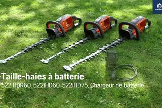 522iHD & 522iHDR, Hedge trimmer range, Battery, Features and benefits 16x9 FR
