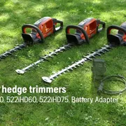 522iHD & 522iHDR, Hedge trimmer range, Battery, Features and benefits 16x9 Master