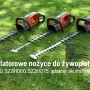 522iHD & 522iHDR, Hedge trimmer range, Battery, Features and benefits 16x9 PL