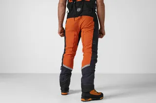 Technical Robust trousers - male model, back (Studio background)