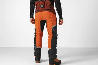 Technical Extreme trousers - male model, back (Studio background)