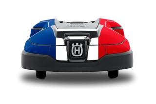 ハスクバーナ ロボット芝刈機デカールキット FR-FLAG フランス国旗 Automower 315 着せ替えシール 599295402｜農業用 