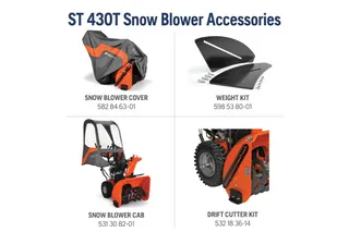 ST430T Snow Blower - Accessories
