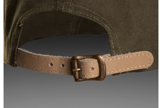 Leather band for cap