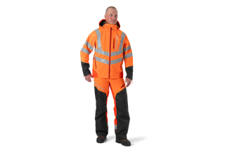 One Size Husqvarna 505631610 Rain Jacket Back Protection with Sleeves 