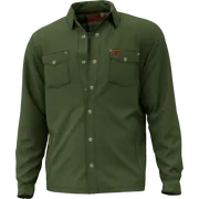 Xplorer Hallbar - Canvas Shirt Jacket - Kombu Green - Front